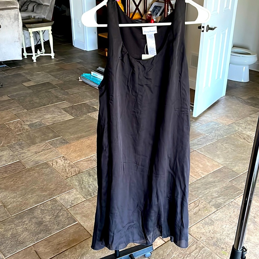 NWT Tommy Bahama XL black swing dress